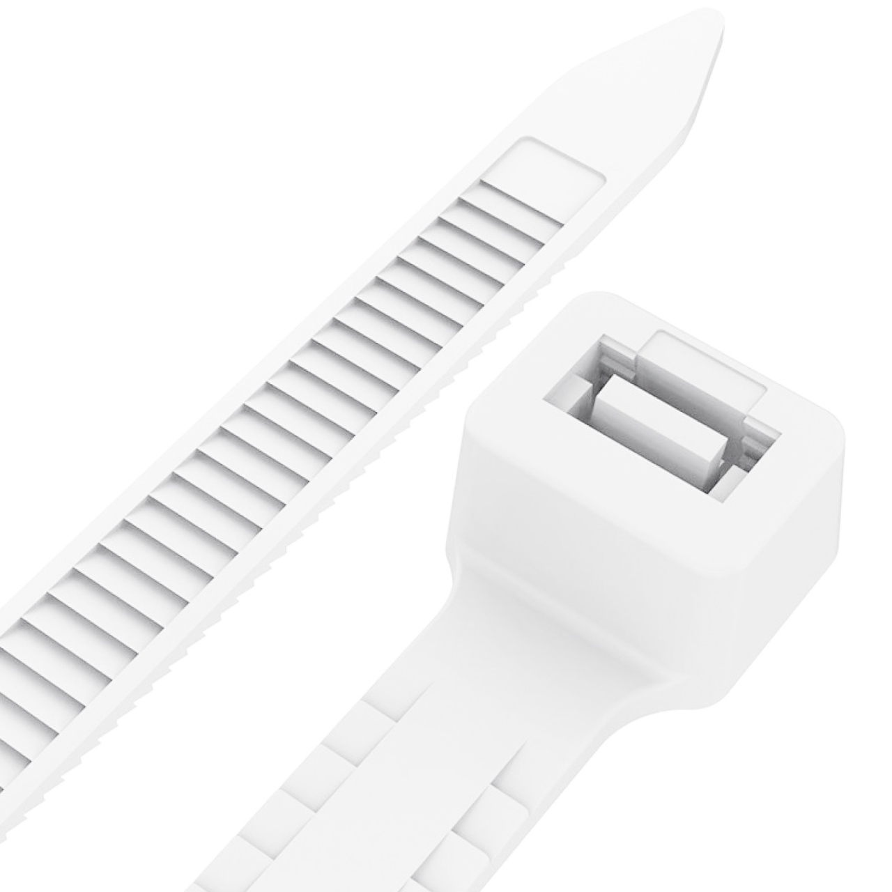 Хомуты нейлоновые  4x250 мм, 100 шт, белые, "MAXIMUM" (3282) оптом