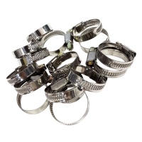 Хомут червячный 22-32 мм, нержавейка, "MAXIMUM"  (кратно 100 шт) (2627) оптом