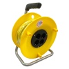 Удлинитель силовой на катушке 50 метров, желтый